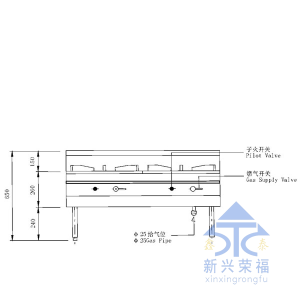 燃?xì)獾蜏畛叽鐖D（前）